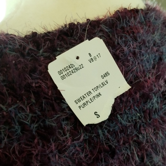 Forever 21 Purple Fuzzy Sweater - Picture 3 of 6